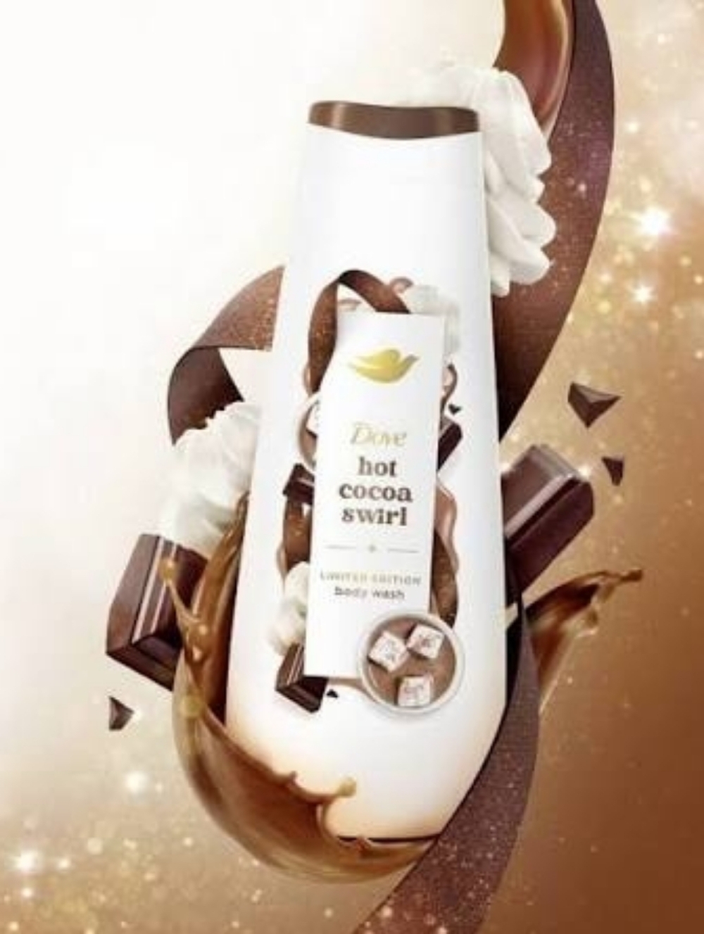 Dove Hot Cocoa Swirl Limited Edition Body Wash